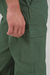 Pantalón cargo de gabardina verde militar (25422-23) en internet
