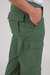 Pantalón cargo de gabardina verde militar (25422-23) - Mayorista BRAVO Jeans
