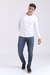 Remera básica manga larga Blanca - Mayorista BRAVO Jeans
