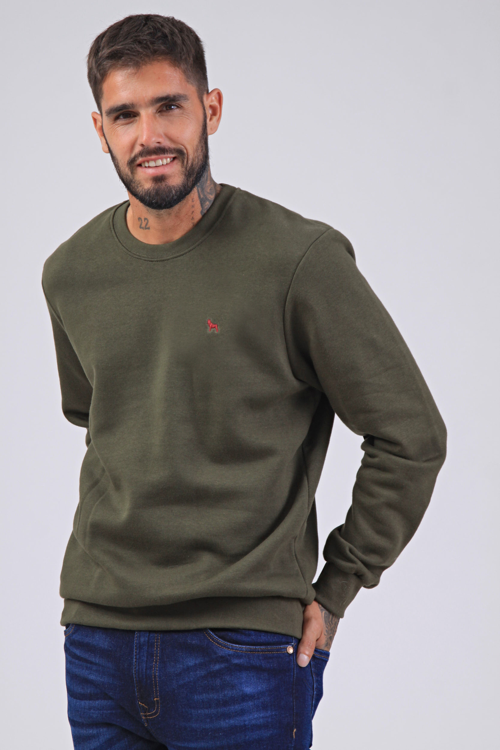 Buzo Hombre de Algod n BRAVO JEANS Verde