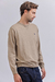 Sweater cuello redondo Beige - tienda online