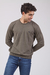 Sweater cuello redondo Visón - comprar online