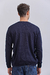 Sweater cuello V azul marino en internet