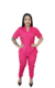 CONJUNTO PIJAMA CIRÚRGICO SCRUB JOGGER LINHA LUXO PINK