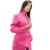 JALECO SLIM DE ZIPER GOLA PADRE EM GABARDINE PINK