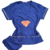 CONJUNTO DE PIJAMA TEMATICO SUPERGIRL OXFORDINE