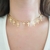 Choker Cruz Regulável Folheada a Ouro 18K - comprar online