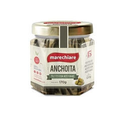 Filetes anchoita en aceite con aceitunas x 170 grs
