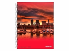 CUADERNO 16X21 AVON 84 HOJAS CUADRICULADAS (7791762833397)