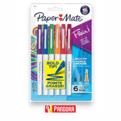 BOLIGRAFOS BOLD TIP X6 PAPER MATE COD:2125411 (041540013150)