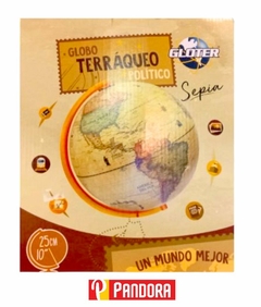 GLOBO TERRAQUEO POLITICO SEPIA 259AW (7798149475768)