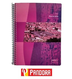 Cuaderno America Chico A5 16x21 Cm X 80 Hojas Cuadriculado Espiral (7792216856504)