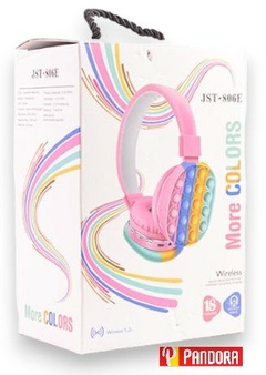 AURICULARES INALAMBRICOS MORE COLORS POP IT CXY-806E (8605541888067)