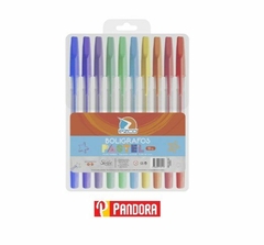 BOLIGRAFO PASTEL EZCO X10 (2666662130103)