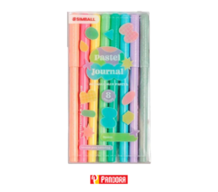 MARCADOR PASTEL JOURNAL SIMBALL X8 (7798314128628)