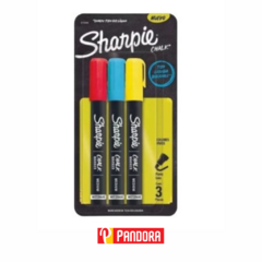 MARCADOR A LA TIZA X3 SHARPIE (071641208216)