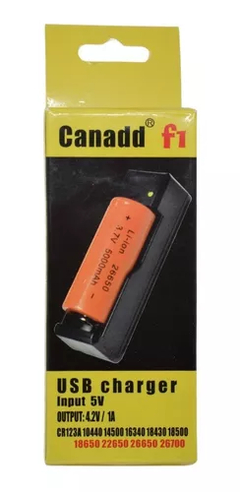 CARGADOR PILAS 18650-21700 CANADD F1 (03708) - comprar online