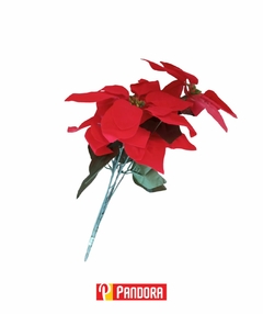 RAMOS DE FLORES GRANDES NAVIDEÑAS ROJAS (02089)