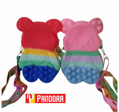 CARTERA SILICONA POP IT OSO (03895)