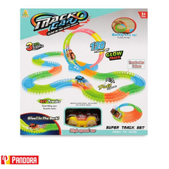 PISTA SUPER TRACK SET 120 PIECES OF GLOW TRACK (5520100426562)