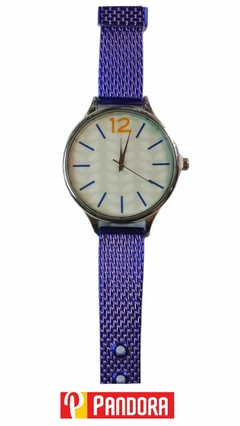 RELOJ DE PULSERA MALLA BRILLOSA (03782) en internet