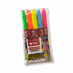 MARCADOR PERMANENTE FLUOR FILGO X5 (7795513078167)