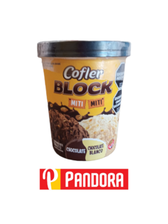 HELADO POTE COFLER MITI MITI CHOCOLATE/CHOCOLATE BLANCO 520G (7790580142117)