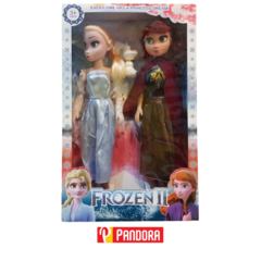 MUÑECA FROZEN X2 C/SONIDO 45CM (109638)