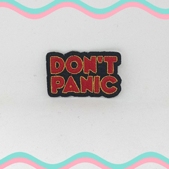 Patch aplique Don't Panic Guia dos mochileiros da Galáxia com termocolante - comprar online