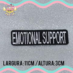 Nametag 11x3 Emotional Support ou Personalizado na internet