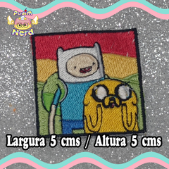 Patch Finn & Jake quadrado 5x5 Adventure Time na internet