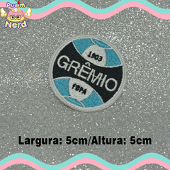 Patch Aplique bordado Grêmio 5x5 com termocolante na internet