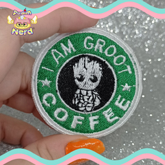 Patch Groot Coffee 5,5x5,5