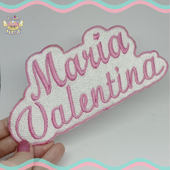 Nametag tamanho 16x7,5 com termocolante