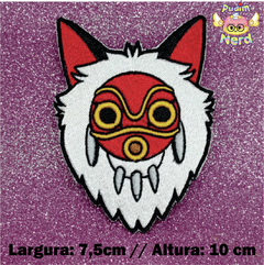 Patch aplique Máscara Princesa Mononoke 10x7,5 - comprar online
