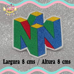 Patch Nintendo 64 colorido c/ termocolante - comprar online