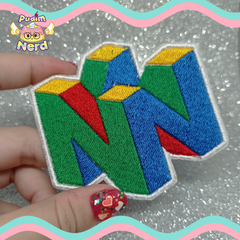 Patch Nintendo 64 colorido c/ termocolante