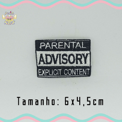 Patch Parental Advisor 6x4,5 na internet
