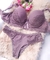 Conjunto lingerie Plus Size luxo lilás