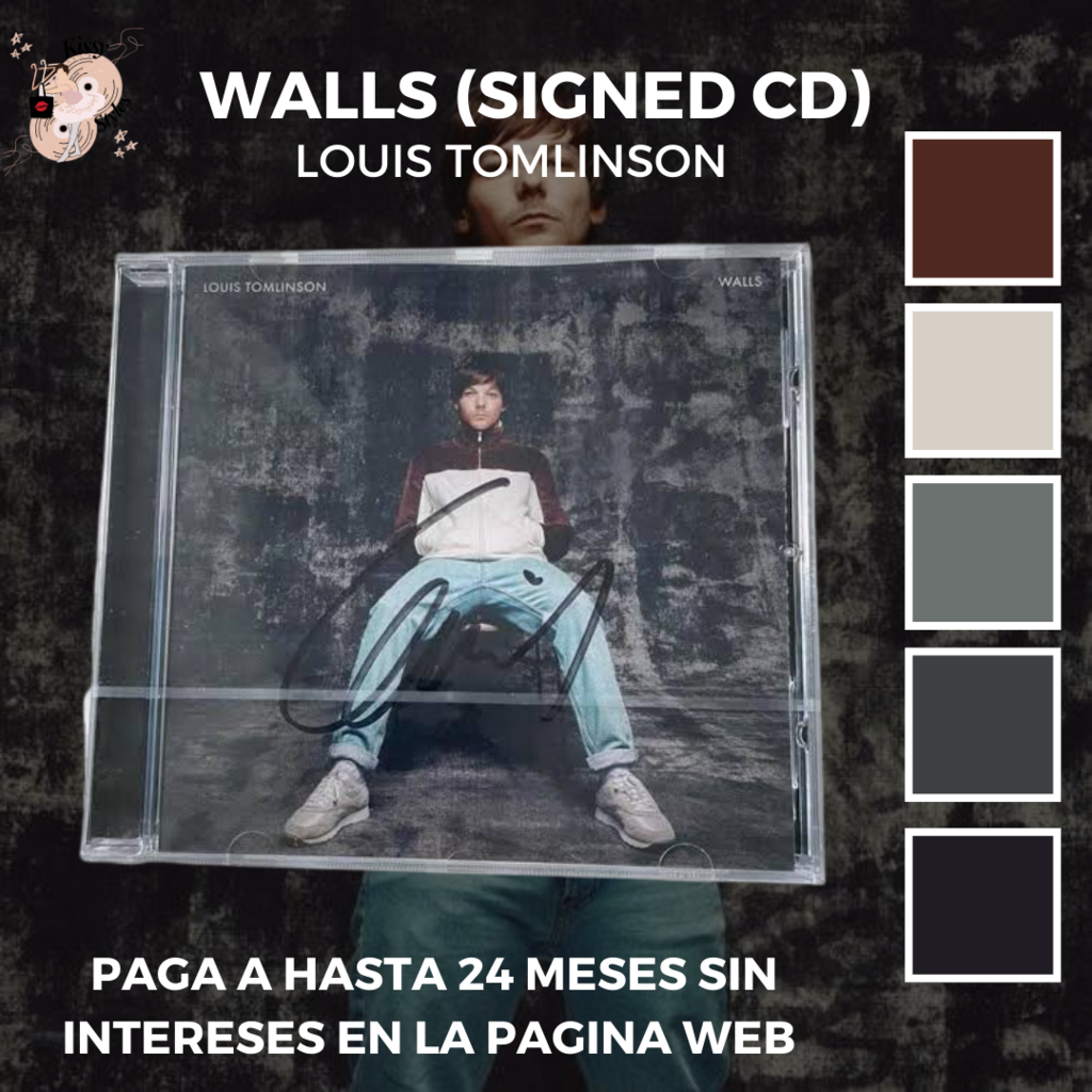 Louis Tomlinson - Walls Signed CD - Kissy Styles