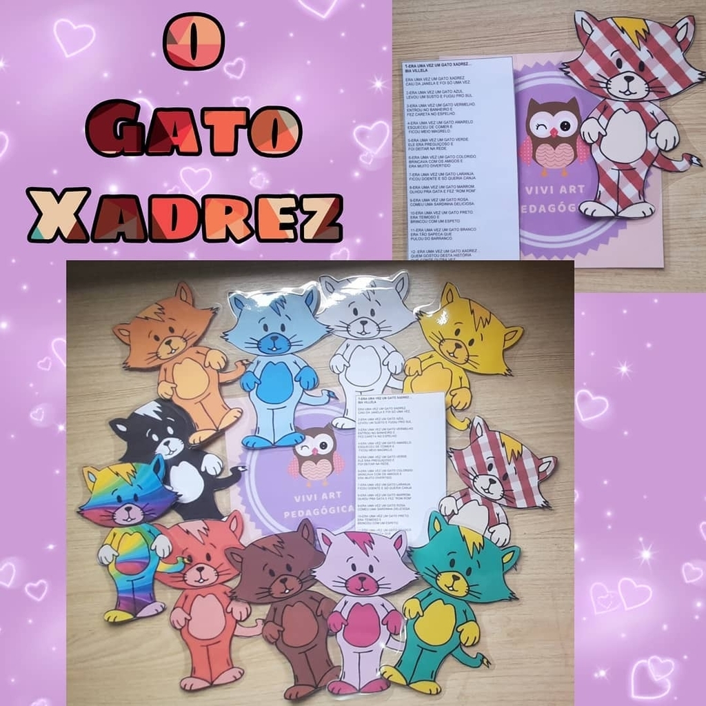 O Gato Xadrez, História infantil