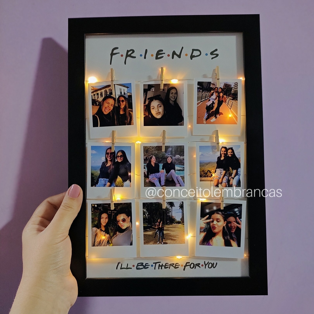 Luminária LED Best Friends - Melhores Amigas