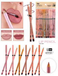 Set de 12 Delineadores de Labios TEI