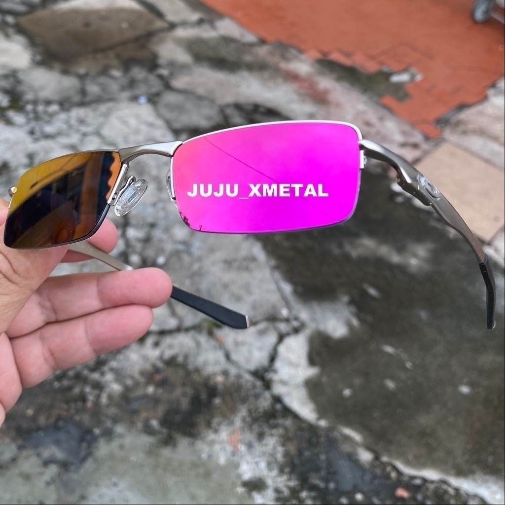 Oculos Oakley Juliet Squared Xmetal Rosa Doble X Mandrake em