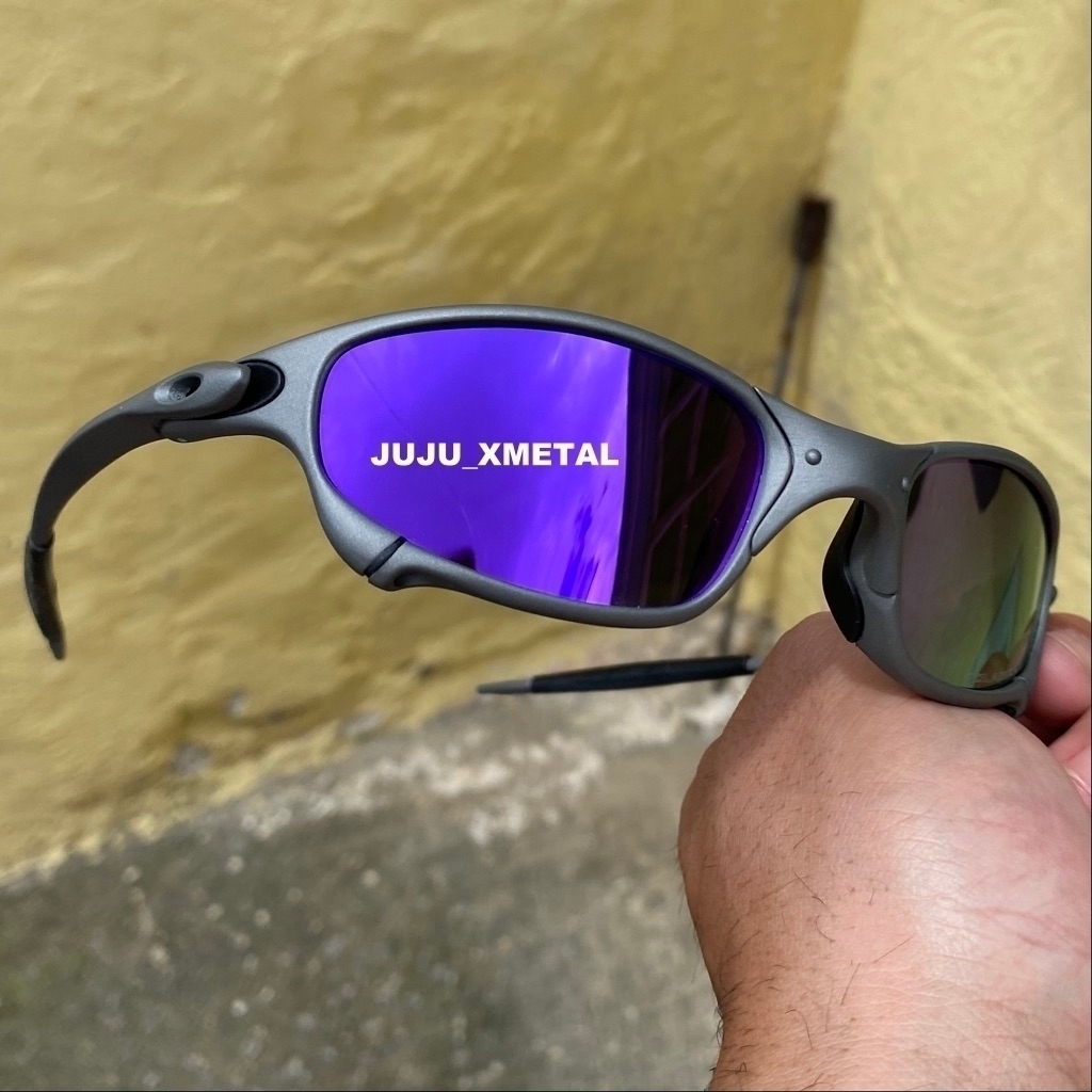 Óculos de Sol Juliet X-Metal Lentes Roxa Violet Polarizadas to