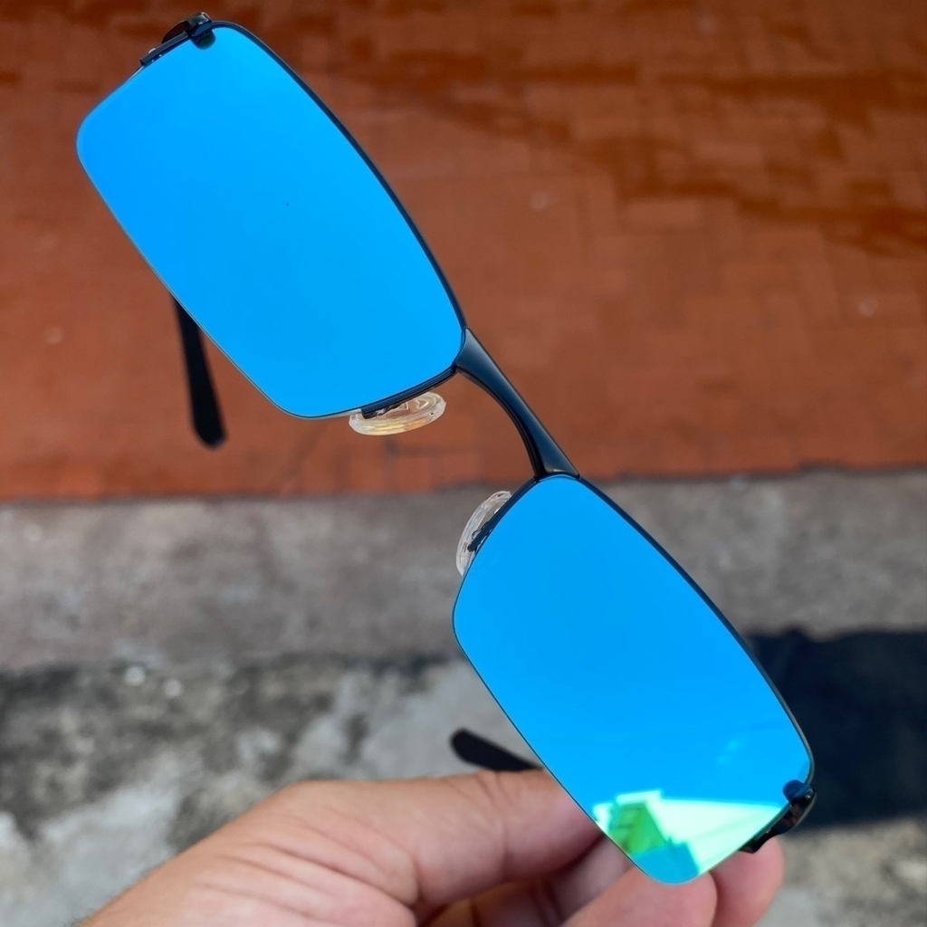 Oculos Juliet Mandrake Lupinha Vilão Oakley Bonito elegante Azul Bebe em  Promoção na Americanas