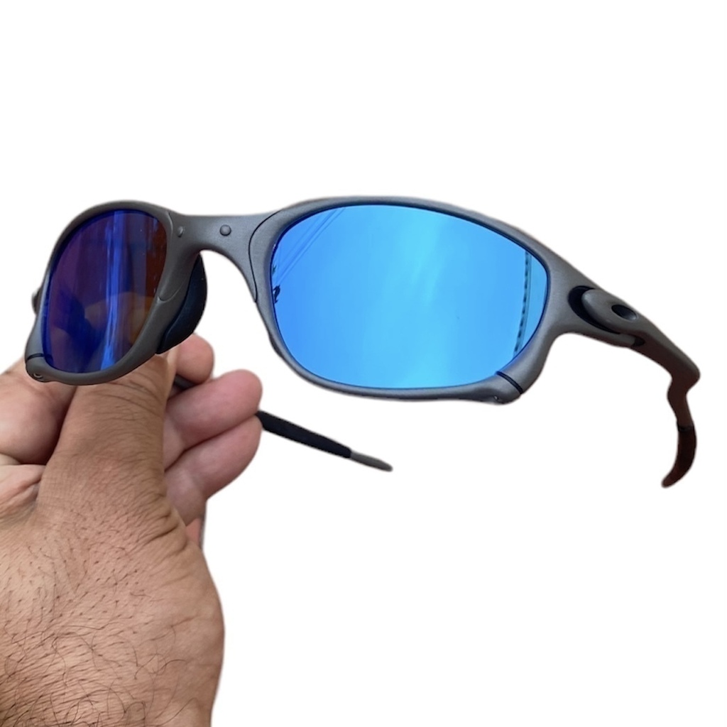 Oculos oakley juliet squared xmetal ice thug doble x vermelha