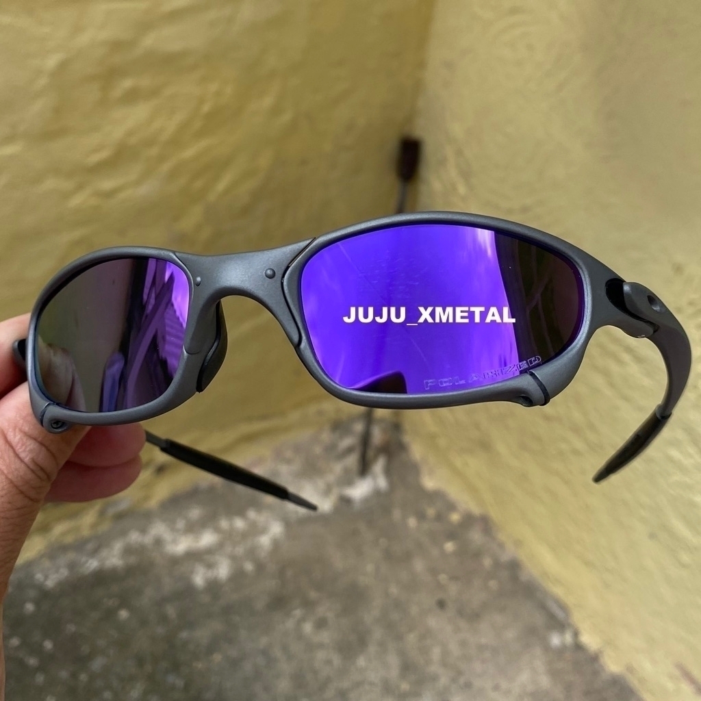 Oculos Oakley Juliet XMETAL LENTES AZUL UNISSEX TOP QUALIDADE