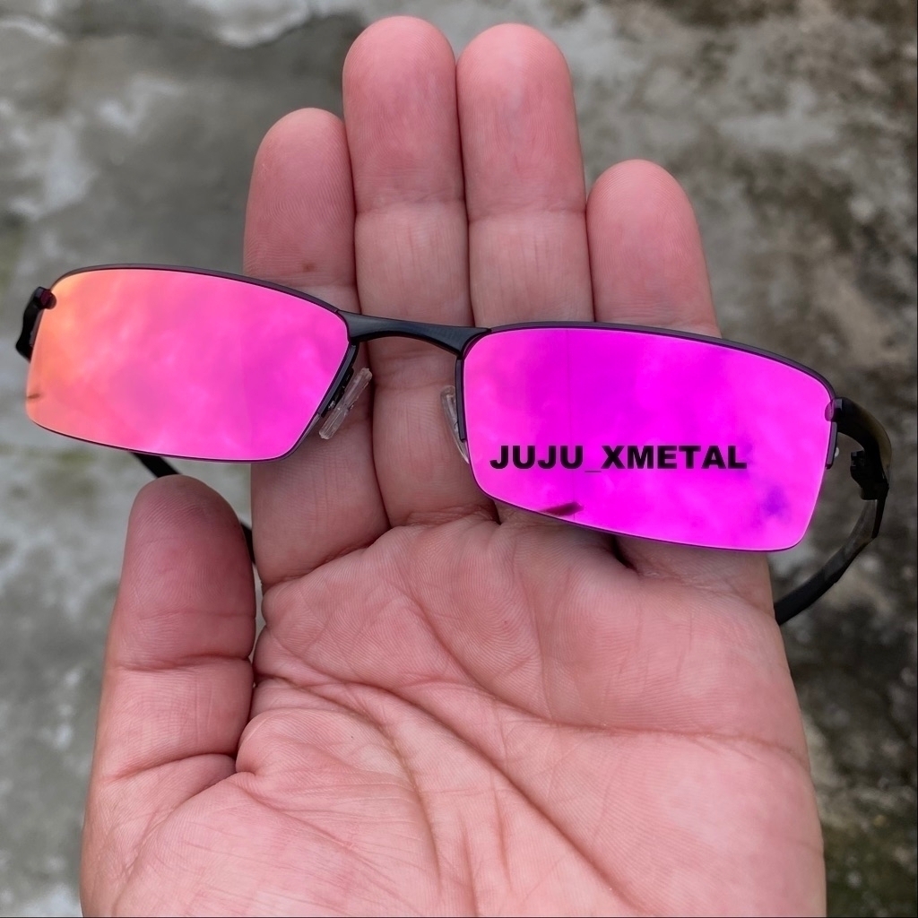 Oculos Oakley Julliet Lupa Do Vilão Xmetal Rosa Claro Mandrake