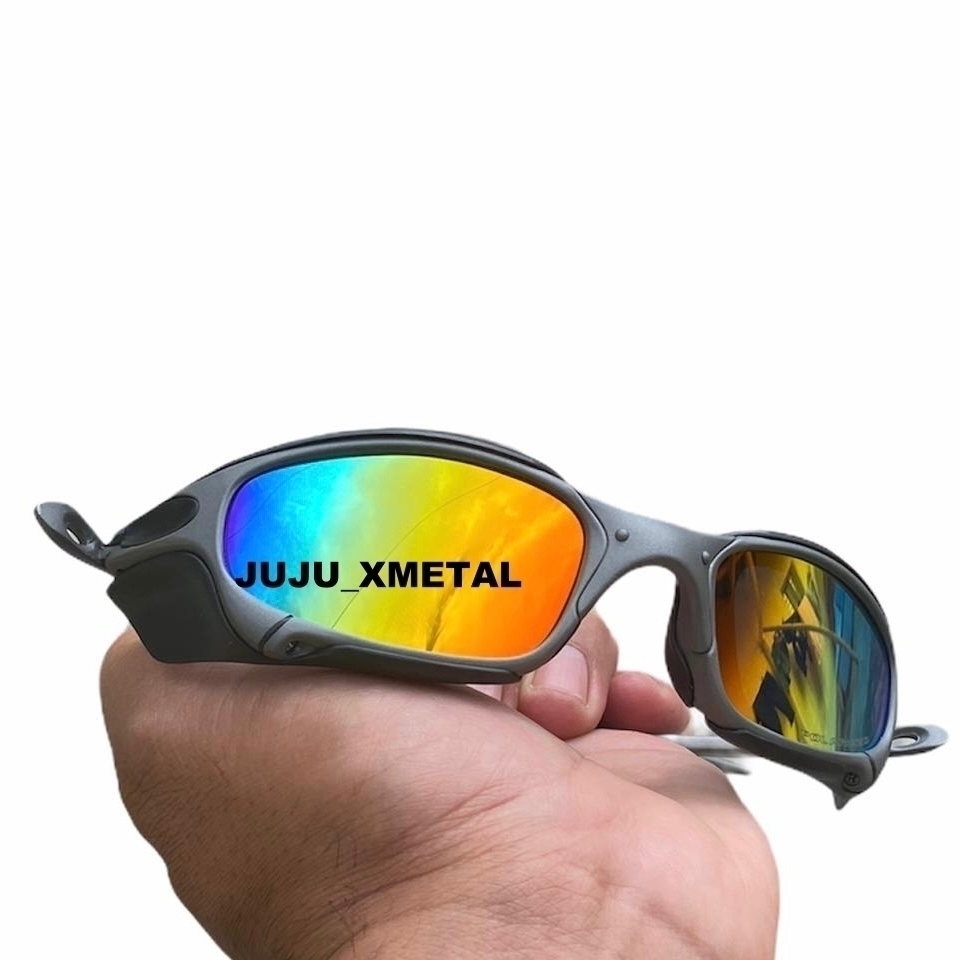 Óculos De Sol Juliet X Metal Lente ARco Íris - Kit Rosa